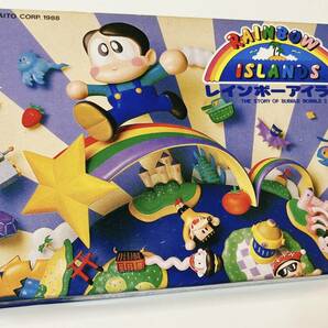 【FC】 美品 レインボーアイランド 箱説付き 珍品 レア ファミコン RAINBOW ISLAND の画像1