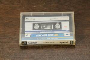 [ used * present condition goods ]maxell UD I 46(mak cell cassette tape )