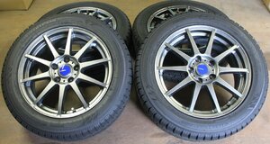 中古　タイヤ付ホイール WINNERS ウィナーズ CF-01 17インチ　7J 5-114.3 ET38 215/55R17 トーヨー オブザーブガリット GIZ　4本