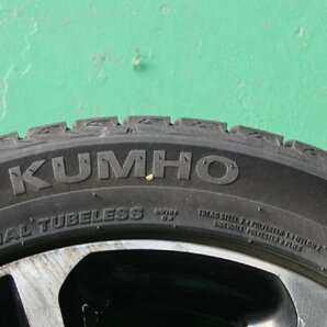 中古 タイヤ ホイール セット WREST ヴァリスト WS-4 17インチ 7J KUMHO クムホ WinterCRAET ice Wi61 215/50R17 4本セットの画像5