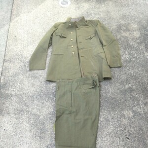 旧日本軍 軍服 当時物 陸軍 上下セット　④　美品