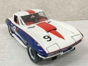 EXOTO 1/18 Corvette stay n gray competition secondhand goods symini074395
