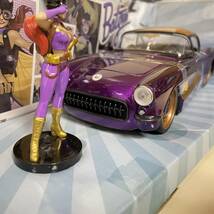 JADA 1/24 1957 シボレー コルベット バットガール バットマン_画像3