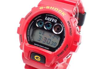 稼働品☆1円～☆CASIO カシオ QZ メンズ腕時計 G-SHOCK ジーショック ONE PEACE ワンピースコラボ DW-6900FS ルフィ レッド限定/N015324