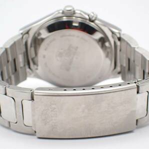 1000円～☆ORIENT オリエント AT/自動巻き メンズ腕時計 EM5M-C5 CA デイデイト ピンク文字盤 カットガラス シルバーカラー/62706-3の画像3