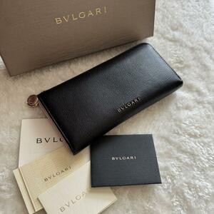 【極上美品】 146 BVLGARI ブルガリ L字ファスナー 長財布