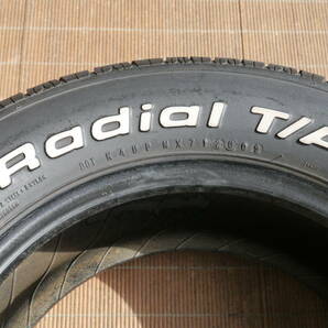 旧車 BF Goodrich ホワイトレター Radial T/A 225/60R15 カスタム MOON アメ車 の画像5