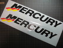 MERCURY　RACING マーキュリー ステッカー 横280ｍｍ 白・赤・黒 色サイズ限定 1枚 ハイグレード耐候６年_画像4