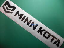 MINNKOTA ミンコタ　ステッカー 横280ｍｍ 白・黒 色サイズ限定 1枚 ハイグレード耐候６年_画像1