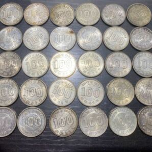 昭和３９年 1964年 東京オリンピック記念硬貨 １００円玉 30枚の画像1