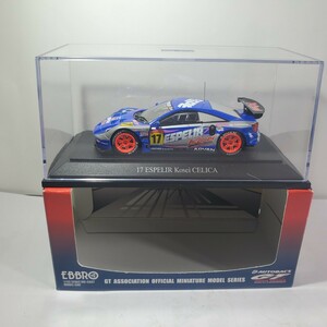 EBBRO エブロ 1/43 「ESPELIR Kosei CELICA JGTC 2004」 エスペリア コーセー セリカ 新品未使用 201