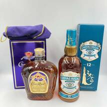 4.12 AK-B2777★未開栓 ウイスキー 2本まとめ（Crown Royal.MIZUNARA）★クール便不可/容量700〜750ml/アルコール分40%/ウイスキー/DA5 DE2_画像1