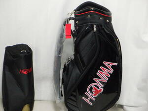 HONMA ホンマ 9.0型ベーシック★未使用★エナメルスポーツカートバック (BKxRED)