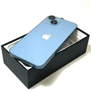 【ジャンク品】Apple｜iPhone 14 128GB｜SIMフリー｜最大バッテリー容量100%｜ブルー｜動作確認済｜速達発送可　　