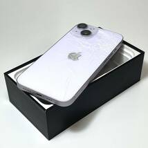 【ジャンク品】Apple｜iPhone 14 128GB｜SIMフリー｜最大バッテリー容量95%｜パープル｜動作確認済｜速達発送可　　_画像1