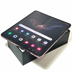 【美品】Samsung｜Galaxy Z Fold4 512GB｜SIMフリー｜SM-F936U1｜SC-55C｜バーガンディ｜動作確認済｜速達発送可 の画像2