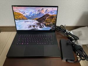 2020 Razer Blade 15 Advanced OLED i7-10875H(8コア16スレッド)/16GB/1TB SSD/RTX2080 Super(8GB)/15型 4K有機EL (OLED) 訳あり