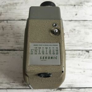 6P77 SEKONIC Elmatic8 箱付 セコニック エルマチック 8ミリカメラ 3眼 レトロ 写真 1000-の画像6