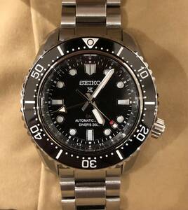  ultimate beautiful goods SEIKO Prospex SBEJ011 original rubber belt attaching GMT function long power reserve Divers watch 1968 mechanical Divers 