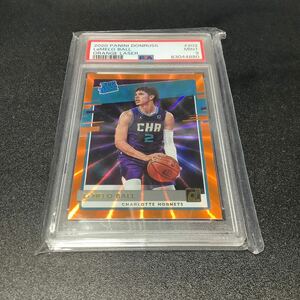 2020 Donruss Lamelo Ball RC ORANGE LASER PSA 9 MINT #202 Rookie Hornets 