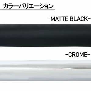 ハンドルバー メッキ 汎用 バイクハンドル ハンドルパイプ アップハンドル 22mm バイク オートバイ カスタム GROM グラストラッカー/ビックの画像6