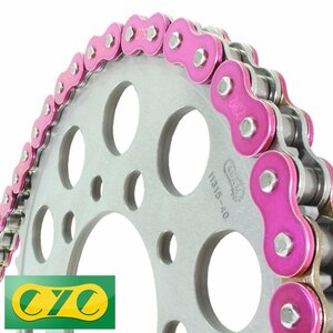 ★車種検索可★CYC 420-120L バイクチェーン メタリックパープル ポッケ RD50 RG50 エポ50 TS50 コレダスポーツ ウルフ50 4CYCLE バーディ