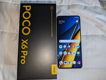 ジャンク Xiaomi スマートフォン スマホ POCO X6 Pro 5G Yellow イエロー 8GB RAM 256GB ROM SIMフリー グローバル版 Dimensity 8300-Ultra_画像1