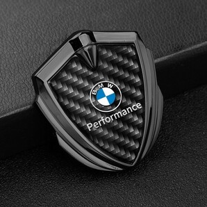 BMW ステッカー 車ロゴ エンブレム 3D立体 金属製 デカール 1枚 防水 両面テープ付き 簡単貼り付け 車の装飾 深錆色の画像1