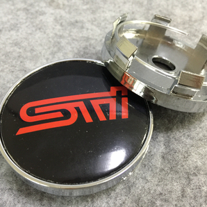 スバル SUBARU STI ホイールキャップ ホイール ハブキャップ センター キャップ保護 防塵 4個セット 外径60mm 113番の画像5