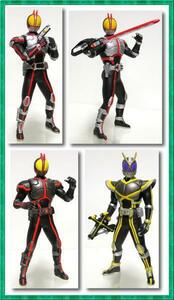 即 仮面ライダーファイズ コレクタブルソフビフィギュア全4種SET