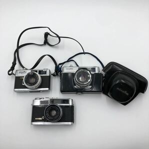 【ジャンク】フィルムカメラ3台セット YASHICA minolta ヤシカ ミノルタ (管理記号:A)の画像1