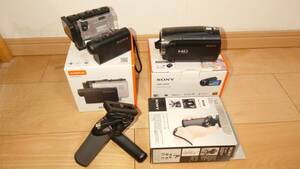  beautiful goods extra many video camera action camera super profit set SONY Sony HDR-CX670 HDR-AS50 GP-VPT11