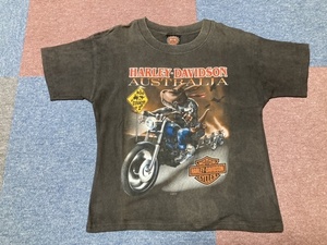 即決 【90's HARLEY DAVIDSON Tシャツ S】 ハーレー 古着 オーストラリア VINTAGE ビンテージ 90年代