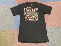 即決 【80's HARLEY DAVIDSON Tシャツ L 美品】 ハーレー 古着 USA 80年代 VINTAGE ビンテージ 3D EMBLEM_画像1