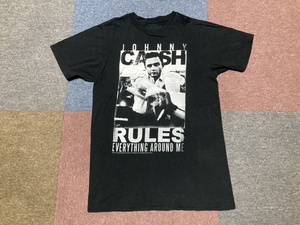 即決 【JOHNNY CASH Tシャツ M】 ROCKABILLY ロカビリー 50's カントリー