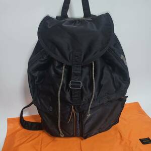 超美品◇◇PORTER　TANKER RUCKSACK ポーター　タンカー リュックサック/バックパック ブラック　　品番622-79312