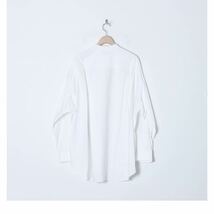 Graphpaper グラフペーパー Oxford Oversized Band Collar Shirt オックスフォード バンドカラーシャツ 美品_画像2