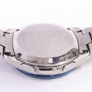 カシオ オシアナス ソーラー電波 メンズ 腕時計 チタン 白文字盤 純正ベルト OCW-M700TCJ-7AJF【いおき質店】の画像9
