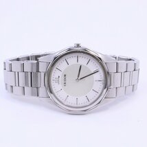 SEIKO セイコー クレドール シグノ クォーツ メンズ 腕時計 白文字盤 純正SSベルト GCAR043 / 8J81-0AF0【いおき質店】_画像2