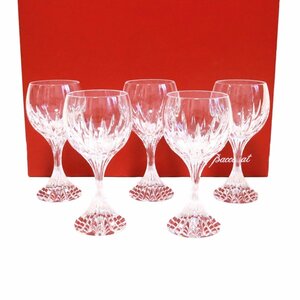 【美品】Baccarat バカラ マッセナ ワイングラス 5客セット 箱付き【いおき質店】