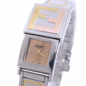 Fendi 5400L Secret Double Face Heath Watch Quartz Ladies Watch Комбинация подлинного пояса [магазин икикин]
