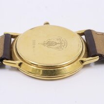 グッチ 3000M ラウンド型 クォーツ メンズ 腕時計 ゴールドGP 社外ベルト【いおき質店】_画像7