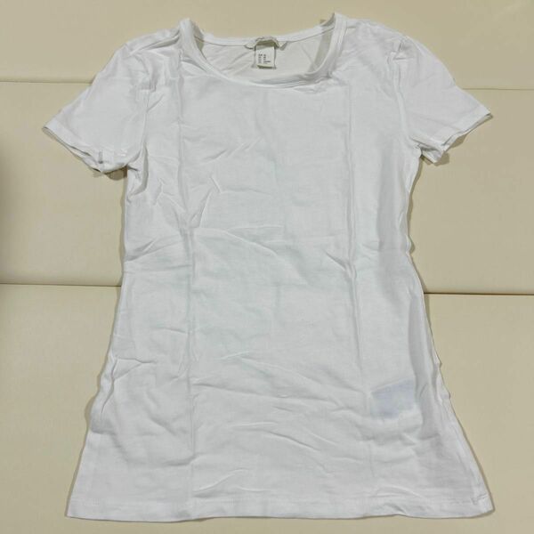 H&M 白Tシャツ　半袖　XS