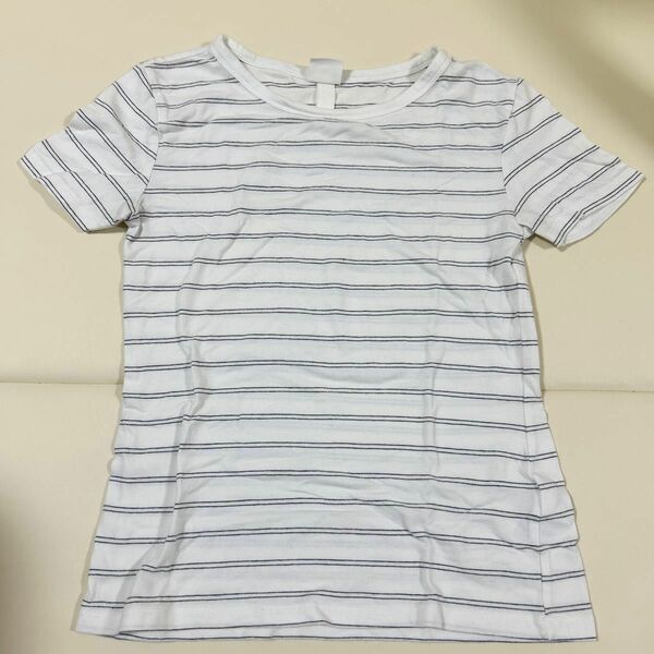 H&M ボーダーTシャツ　半袖　XS