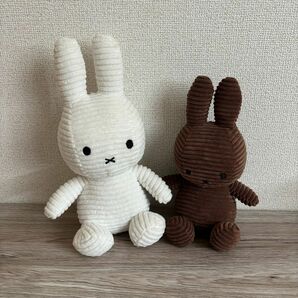 miffy BON TON TOYS コーデュロイ ミッフィー ぬいぐるみ　2体セット