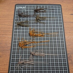 [1 jpy start ] RYUGI dragon gi Raver Schott [ Raver attaching trout needle trout burr ] [2 color ×4 set total 8 piece ]