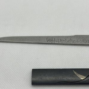 日本刀 刀装具 小柄 小刀 金象嵌 武具 赤銅の画像3