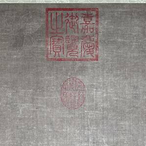 【真作】二玄社 工芸 中国画 元代 王冕 南枝春草図 元末 唐画の画像4