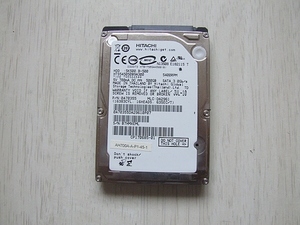 ☆HTS545050B9A300 9.5mm 2.5インチHDD 500ＧＢ (6442時間）☆20240402