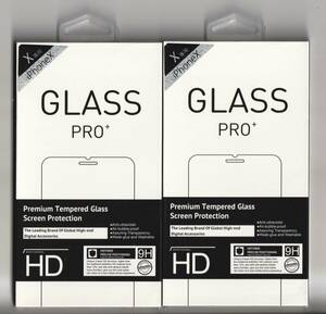 送料無料【2枚セット・未使用品】GLASS PRO+ 強化ガラス フィルム iPhone11Pro／iPhoneXs／iPhoneX（5.8インチ) ■液晶保護フィルム